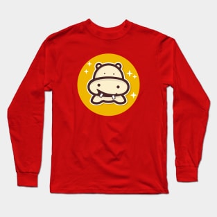 Cute Hippo Long Sleeve T-Shirt